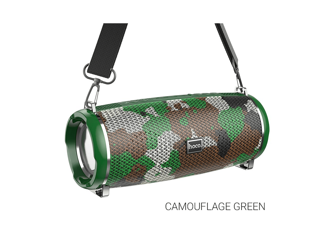 Hoco HC2 - Xpress Sports Wireless Speaker, Bluetooth V5.0 - Camouflage Green Hoco HC2 - Xpress Sports Wireless Speaker, Bluetooth V5.0 - Camouflage Green